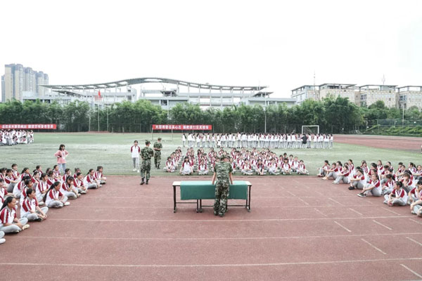 甘甜记忆，四川城市技师学院2019级军训合集